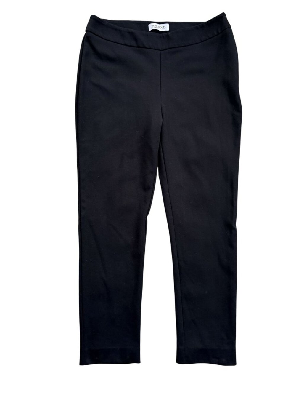 The Fold 4 Way Stretch Black Slim Ankle Dress Pants US10 UK16